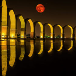 Moon Over Arches
